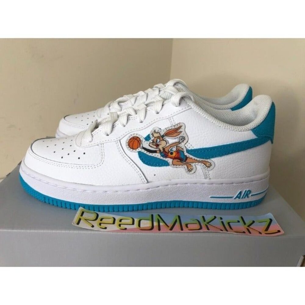 Nike Air Force 1 White Hare Space Jam GS Youth Sizes DM3353 100